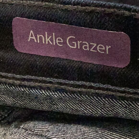 NWT Gloria Vanderbilt The Ankle Grazer Dark Denim Jean size 14 - Picture 5 of 9